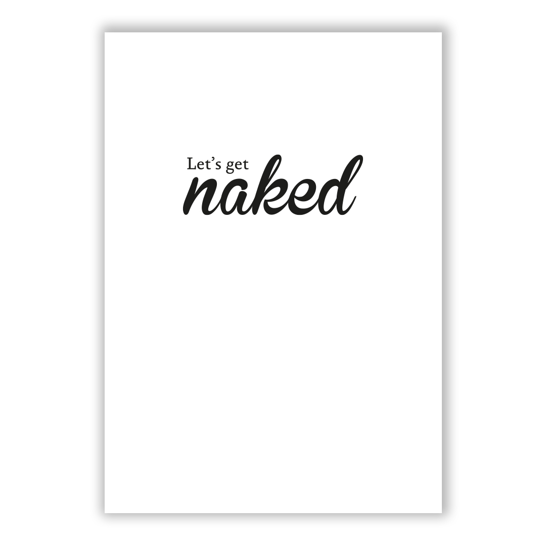 Let's get naked
